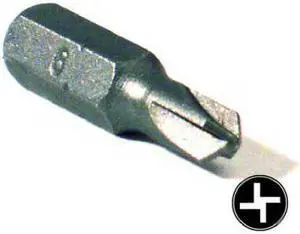 EazyPower, 13292, #8 Tee+Cross Isomax&tm. Insert Bit, Fits Torq-Set&tm.