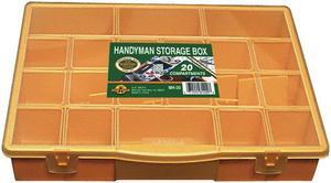 H.B. Smith Tools, MH-20, Handyman Storage Box, 20 Compartments, Large Storage Case