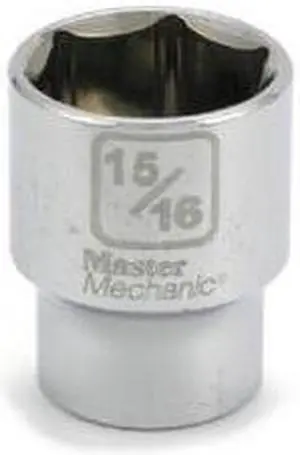 Master Mechanic, Danaher, 105445, 1/2" Drive 15/16" 12 Point Socket
