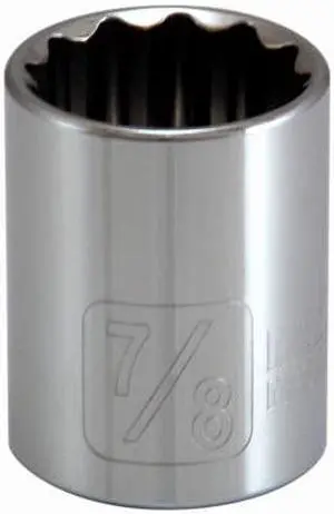 Master Mechanic, Danaher, 105452, 1/2" Drive 1" 12 Point Socket