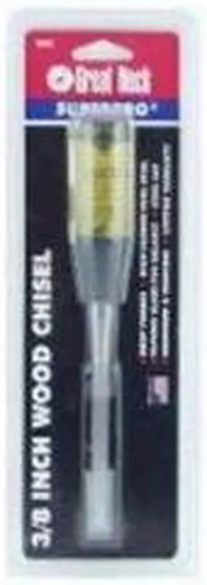 Great Neck Saw Master Mechanic, 2809MM, 3/8" Professional Wood Chisel, With Metal Cap On Handle