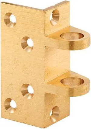 Tuff Stuff, 3229, Segal Like Angle Strike Only Replacement Solid Bronze For Any Solid Jimmy Proof Lock