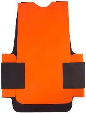 Exo Pro, BA135, Large / Extra Large, Orange Blaze, Waterproof & Windproof Neoprene Cold Weather Body Armor Thermal Vest