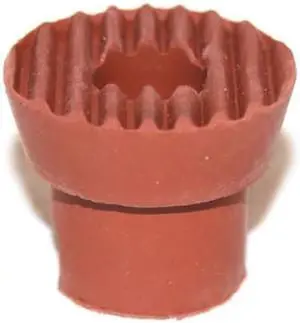 Ultra, 87005, 10 Pack, Brown, Replacement Tip for Drop Down Door Holder Stops With Screw