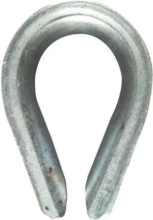 National, N176-826, 5/16", Zinc Rope Thimble
