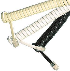 CONECT IT, 20-515WH, 15' MODULAR HANDSET CORD, WHITE