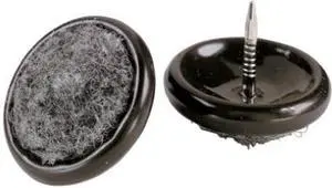 Shepherd, TV31918, True Value, 4 Pack, 1", Carpet Base Swivel Plastic Base Nail On Glide