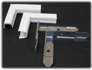 Thomas & Betts, B3411-LH, Ivory Metal, Surface Raceway Fitting 90 Degree Left Hand Twist Elbow, For B300 B400 Raceway