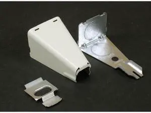 Thomas & Betts, B3485, Ivory Metal, Surface Raceway Fitting Combination Connector, For B300 B400 Raceway