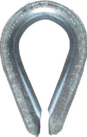 1/4" Zinc Plated Rope Thimble National Hardware Cable N176-818 038613176812