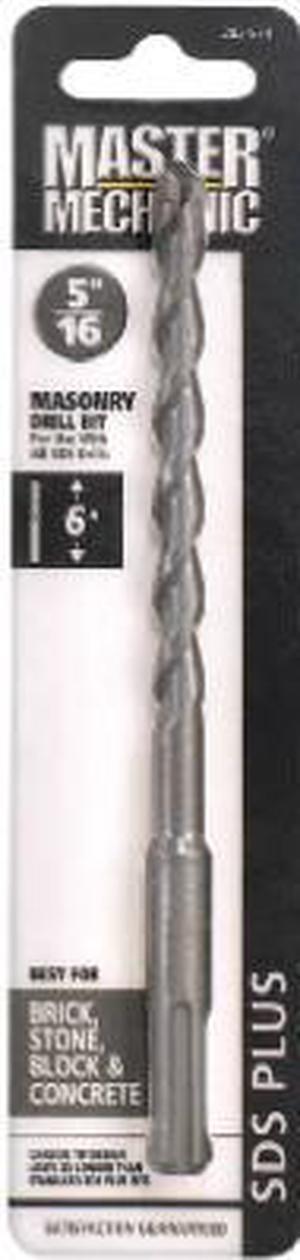 Black & Decker Master Mechanic, 282657, 3/8" x 6", SDS Shank Black Oxide Masonry Bit
