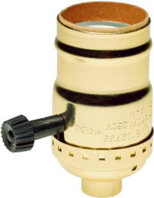 M1790, 250W, 250V, 3 Way, Incandescent Metal Shell Lampholder, Medium Base