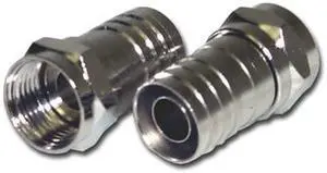 CONECT IT, F59AHX, 2 Pack, RG59 Coaxial "F" Crimp On End Connector