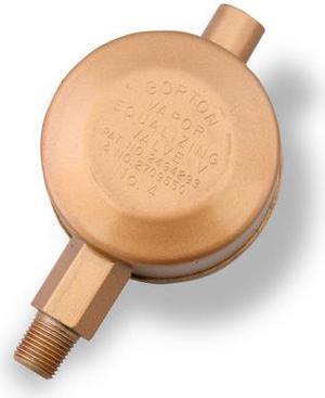 Gorton, No. 1, 3/8" Straight Air Eliminator, Steam Air Vent Valve