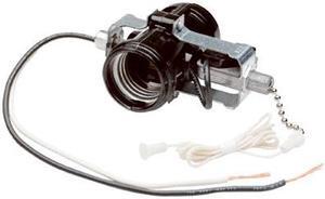 Satco, 90/415, Incandescent Twin Socket/Pull Chain