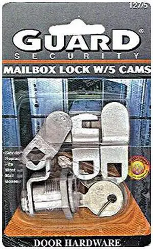Guard Security, 127/5, 5 Cam Mail Box Lock Mailbox Lock, Multi Cam, Replaces American Device, Florence, Miami - Carey, Bommer, Auth