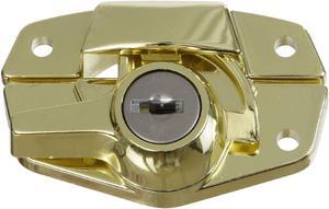 National, N183-723, Bright Brass Finish, Keyed Window Sash Lock