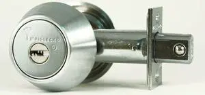 Mul-t-lock, HD2-26, Satin Chrome, Hercular Double Cylinder Deadbolt, Key On Both Sides, HIGH SECURITY, 006 KEYWAY