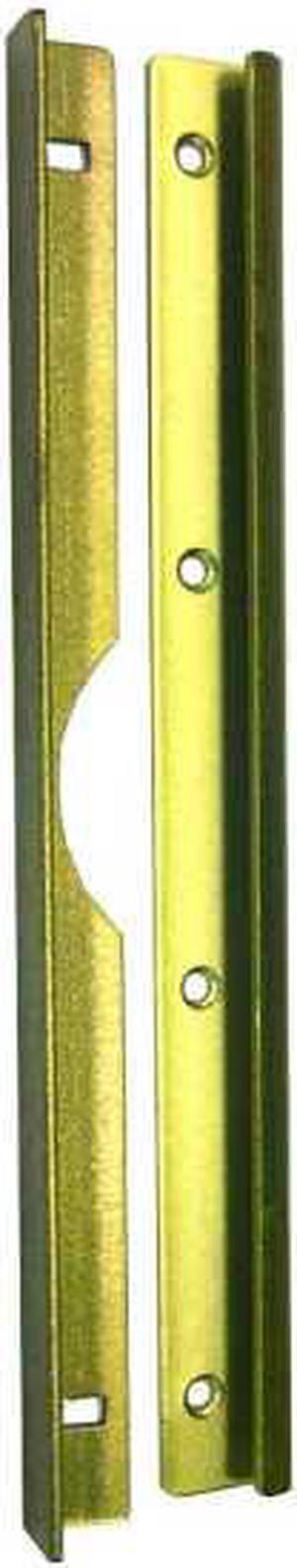 Progressive, DG13KBGP, Gold, 1" x 1" x 13" Long, Knob Cut Out Jimmy Bar - Door Guardian For In Swinging Doors