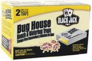 Safeguard Black Jack 607 Bug House for Roaches and Waterbug Glue Traps Odorless