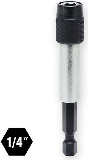 Ivy Classic, 45830, 1/4" x 3" Long Magnetic Quick Release Bit Holder