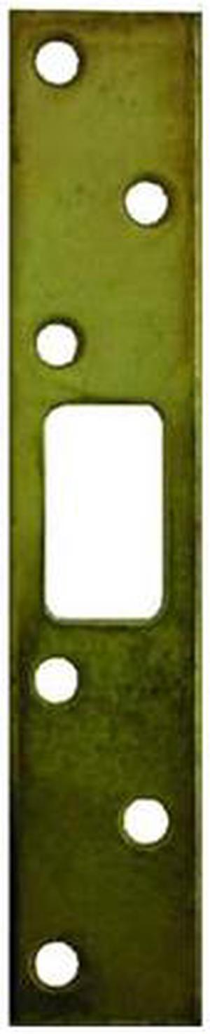 Progressive, 9630BP, Brass, 5-7/8" x 1-1/8", Super Security Door For Deadbolt Locks Strike