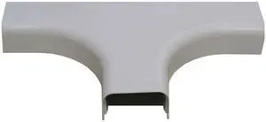 Wire Hider Wirehider Premiere Raceway Products, FTC-83414, White, 1" Tee Connector For Molding Self Adhesive