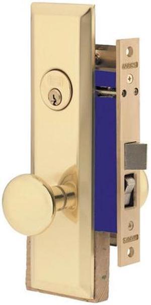 Marks Metro 114D/3, Polished Brass Left Hand Mortise Lock Knob, Office Vestibule, Always Open OR Always Locked, Classroom, Latch and Rocker (No Bolt) Lockset, Screwless Knobs Thru Bolted Lock Set Marks Metro 114D/3, Polished Brass Left Hand Mortise Lock Knob, Office Vestibule, Always Open OR Always Locked, Classroom, Latch and Rocker (No Bolt) Lockset, Screwless Knobs Thru Bolted Lock Set