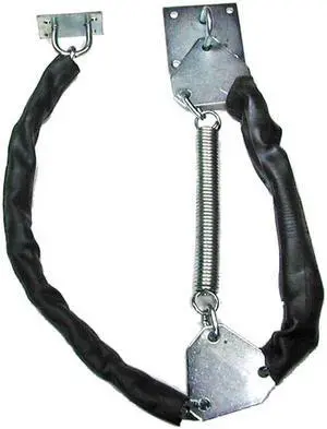 Progressive, RDC-30, Heavy Duty Galvanized Steel Door Safety Chain and Spring for Exterior Doors for 30" - 32" Doors