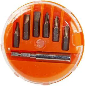 H H Smith GHS6 7 Piece Drill/Screwdriver Bit Set With Handy Storage Case