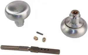 Progressive 3600/26D Satin Chrome 26D Heavy Duty Door Knob And Spindle Thats Approximately 1 lb Of Solid Brass