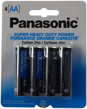 Panasonic UM-3NPA-4B 4 Pack Of "AA" Carbon Zinc Battery With 1.5V For Use In Low Drain Devices