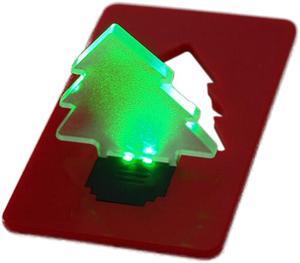 Trisonic TS-LED001-R LED Pocket Credit Card Torchlight With 3V Battery A Built In Stand And A Red Finish