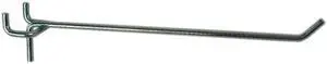 Tuff Stuff 11802 Single Pegboard Hook 1/8" x 2" Zinc Plated