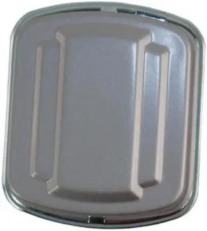 Trine 270 Bright Chrome Electric Door Buzzer With 92DB Sound At 3 Feet