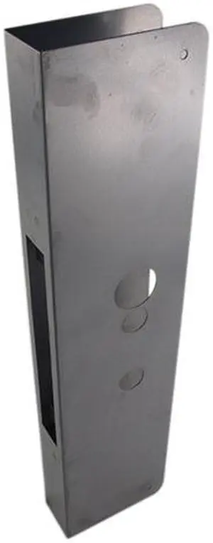 9200G Wrap Around Plate For Marks 91A, 114A, 116A, Grade 2 9 Series And Other Mortise Lock Repair Plate Gray Finish