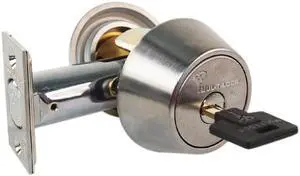 Mul-t-lock HD1-26 Satin Chrome, Hercular Single Cylinder Deadbolt with Thumb Turn, HIGH SECURITY, 006 KEYWAY
