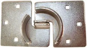 Guard Security, 2010HASP, Shackless Padlock Security Chrome Heavy Duty Hasp For 2010 American Lock A2000 Hockey Puck Lock