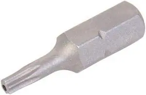 Tuff Stuff TP10100 Insert Bit T10H Tamper Resistant Torx Insert Bit 1" Long