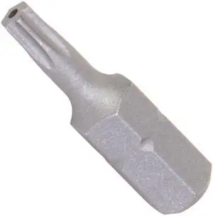 Tuff Stuff TP15100 Insert Bit T15H Tamper Resistant Torx Insert Bit 1" Long