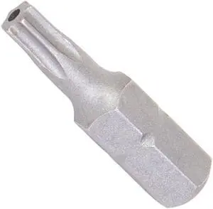 Tuff Stuff TP20100 Insert Bit T20H Tamper Resistant Torx Insert Bit 1" Long