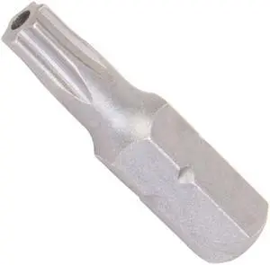 Tuff Stuff TP25100 Insert Bit T25H Tamper Resistant Torx Insert Bit 1" Long