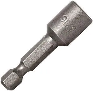 Tuff Stuff NS516178 5/16" Diameter Magnetic Hex Head Nutsetter Insert Bit 1-7/8" Long