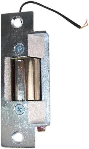Lee Electric, 12C, Mortise Type ANSI Standards Chrome Electric Door Strike, 4-7/8", 16 Volt AC