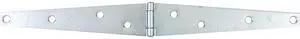 Tuff Stuff 86366 Zinc Plated 6" Standard Duty Strap Hinges With Screws (1 Pair)
