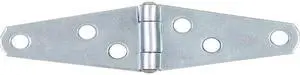 Tuff Stuff 86363 Zinc Plated 3" Standard Duty Strap Hinges With Screws (1 Pair)