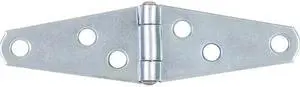 Tuff Stuff 86362 Zinc Plated 2" Standard Duty Strap Hinges With Screws (1 Pair)