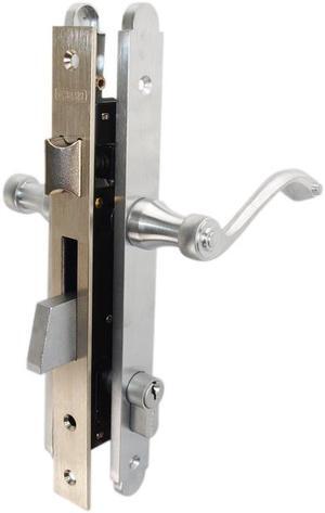 Marks Thinline Slim Line, 2750C/26D, Satin Chrome, Left Hand Double Cylinder Mortise Lever Entry, Lockset, Lock Set