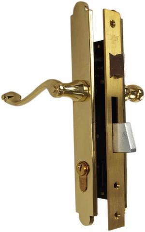 Marks Thinline Slim Line, 2750C/3, Brass, Right Hand Mortise Lever Entry, Lockset, Lock Set, Double Cylinder