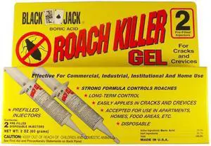 Black Jack, 662, 2 2OZ Injectors, Boric Acid Roach Killer Gel, Commercial, Industrial, Institutional And Home Use